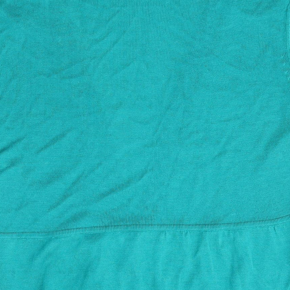 Klass Womens Green Cardigan Jumper Size M