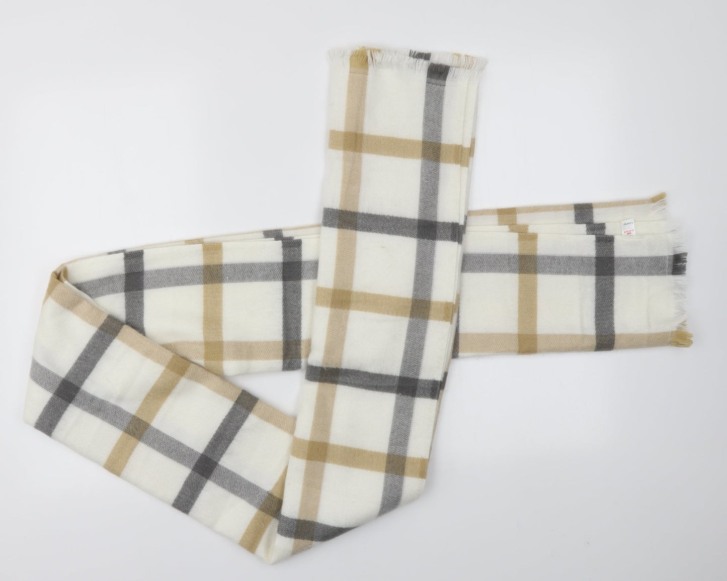 George Unisex Multicoloured Check Scarf