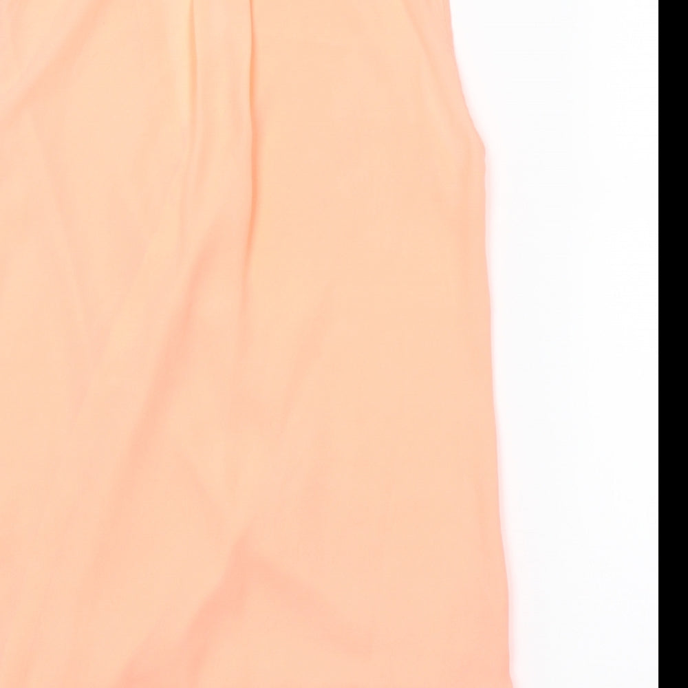 River Island Womens Pink Basic Blouse Size 6