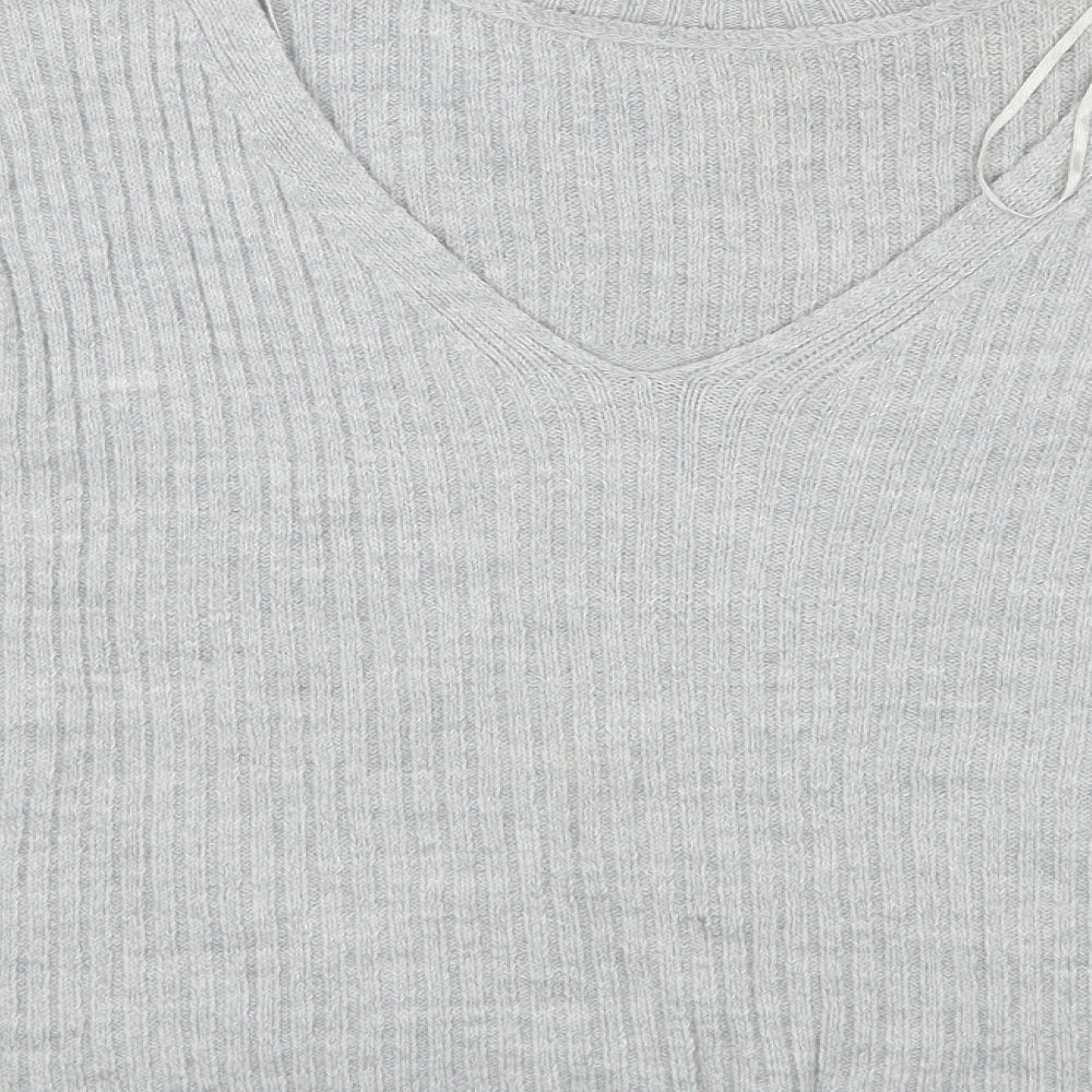 Miss Selfridge Womens Grey Pullover Jumper Size 8