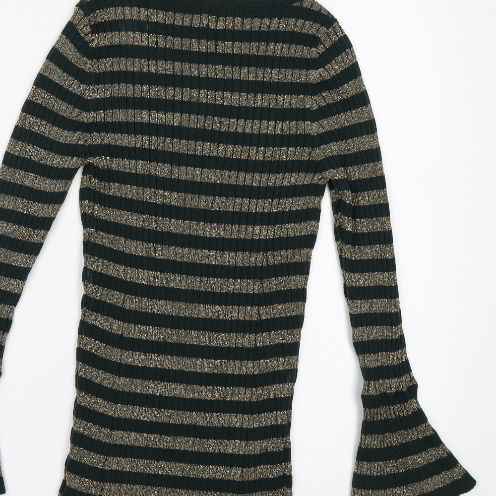 NEXT Womens Multicoloured Striped Bodycon Size 8