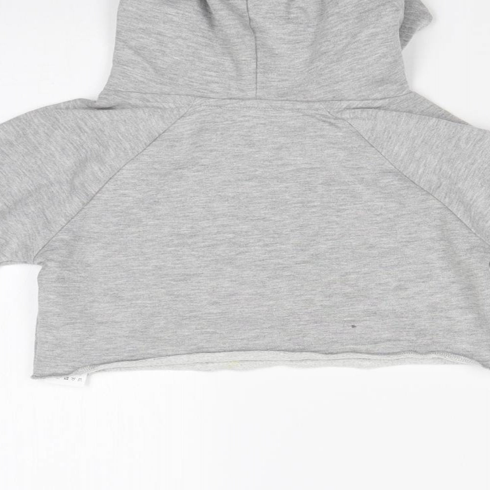 Blue Zoo Girls Grey Pullover Hoodie Size 7-8 Years