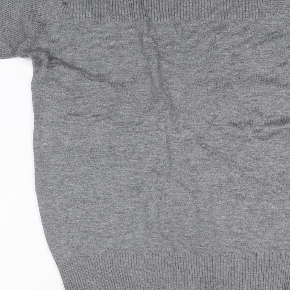 George Womens Grey Cardigan Jumper Size 8