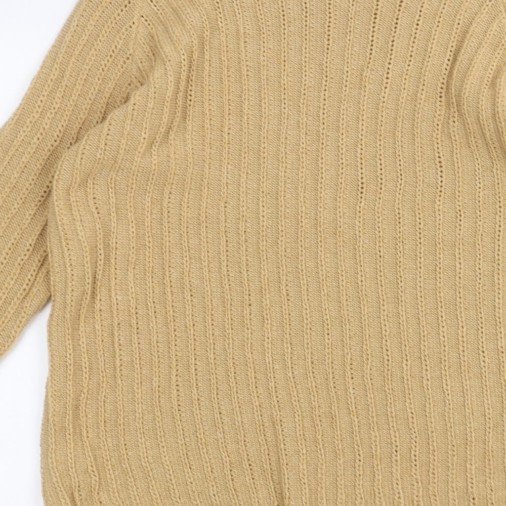 TRU Womens Brown Pullover Jumper Size S