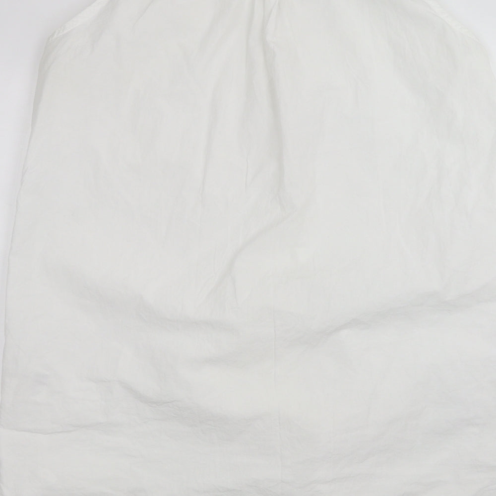 H&M Womens White Basic Button-Up Size 18