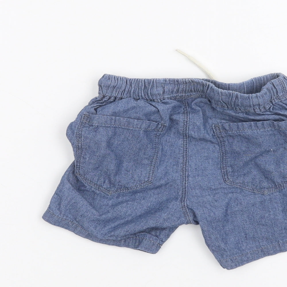 Next Baby Blue Cropped Trousers Size 12-18 Months