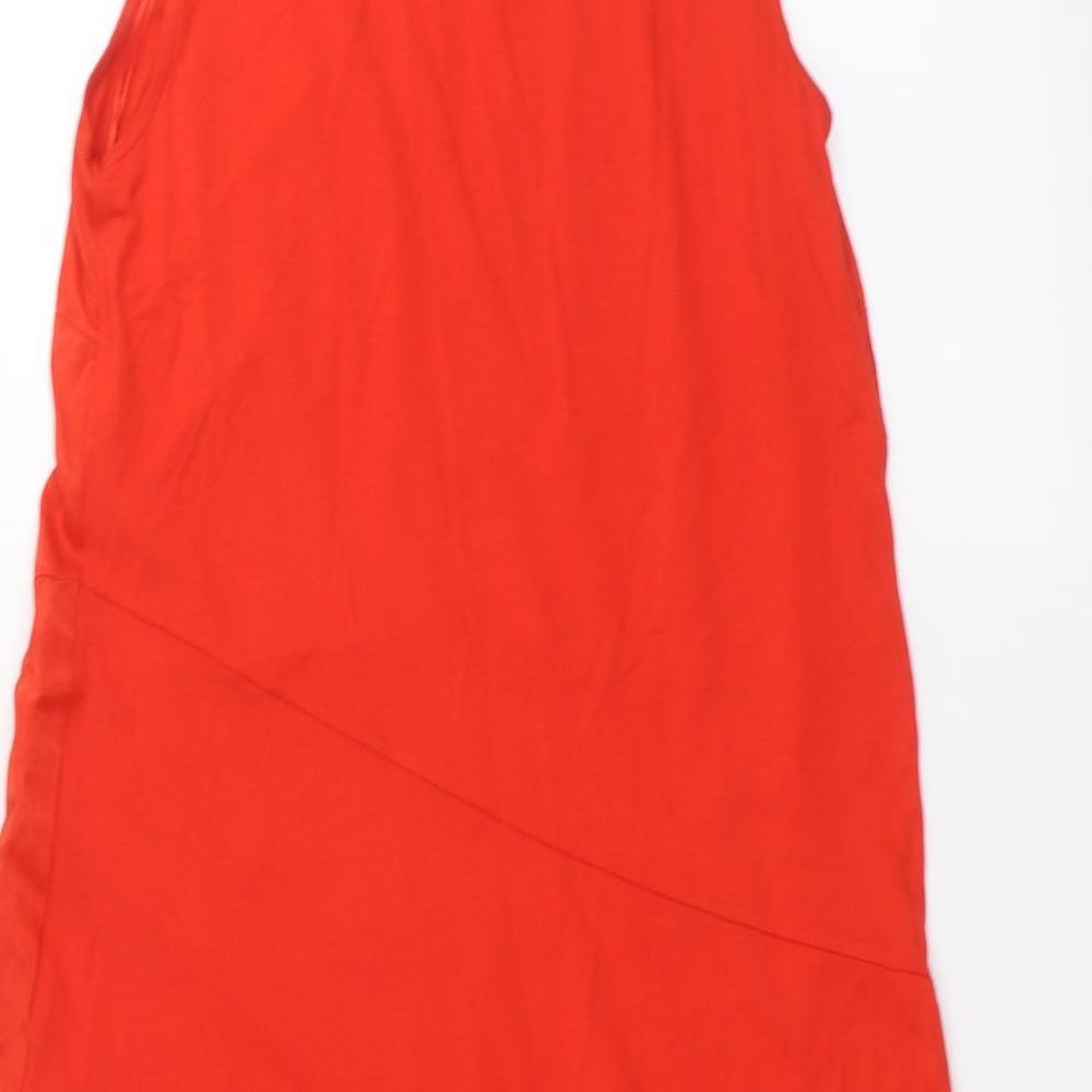 Marks & Spencer Womens Orange Basic Blouse Size 10