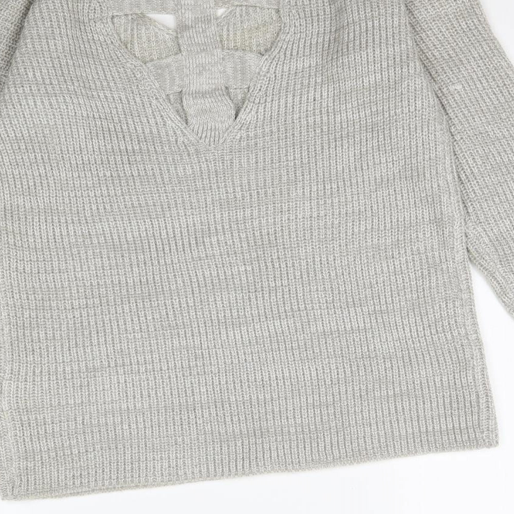 Atmosphere Womens Beige Knit Pullover Jumper Size XS