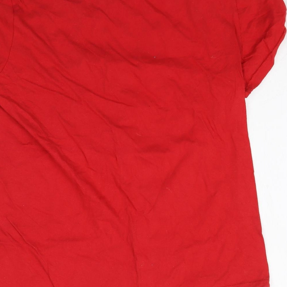 Studio Sleepwear Womens Red Top Pyjama Top Size 12 - Christmas Tipsy Turkey