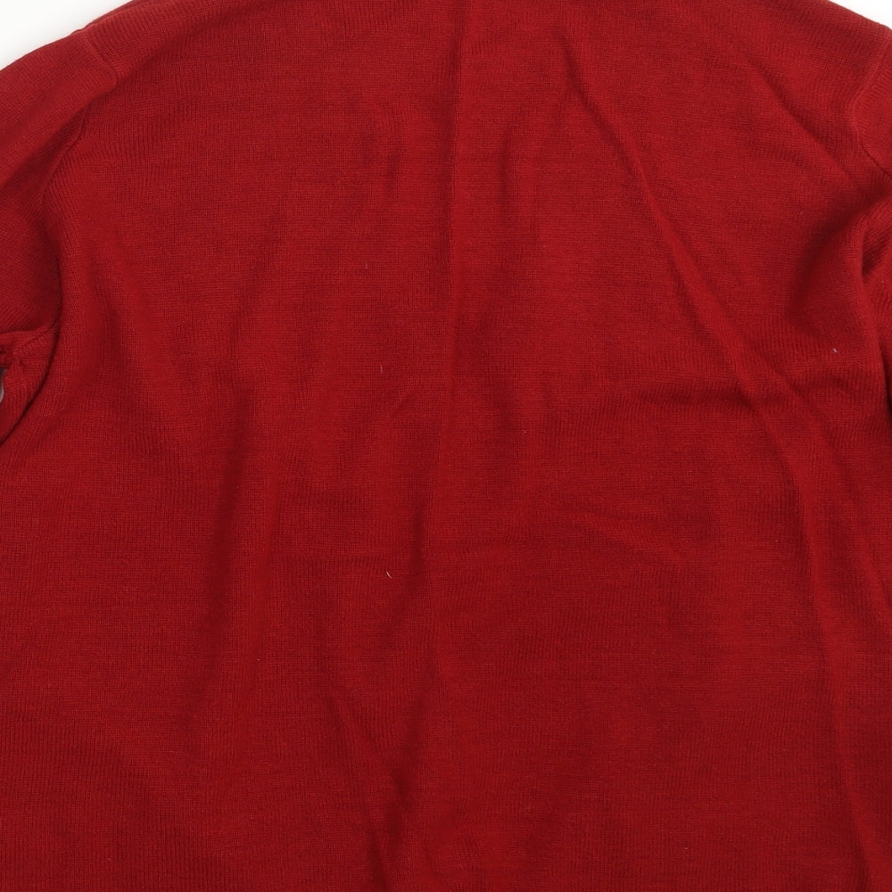 BM Womens Brown Cardigan Jumper Size M