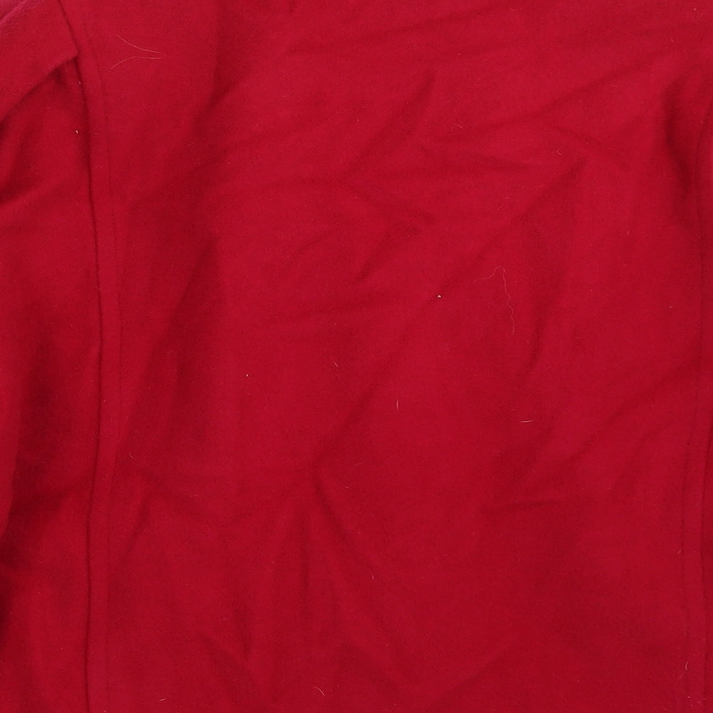 High Fashions Womens Red Jacket Blazer One Size