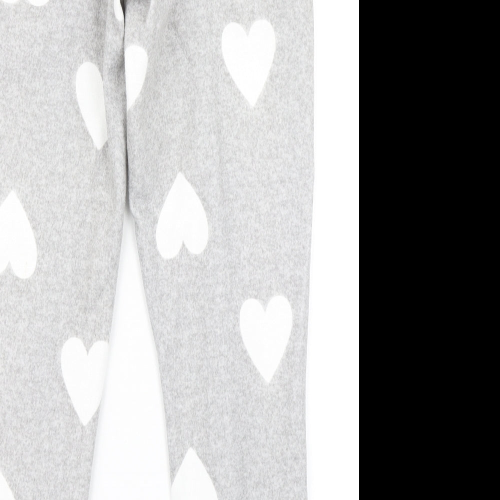 V by Very Womens Grey Polka Dot Jogger Trousers Size 8 L27 in - Loungewear