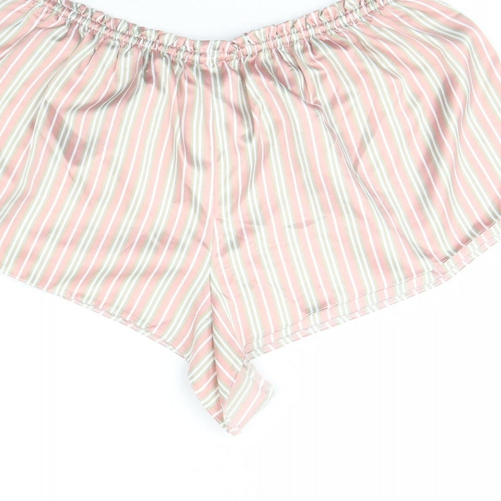 Boux Avenue Womens Pink Striped Cami Pyjama Pants Size 12