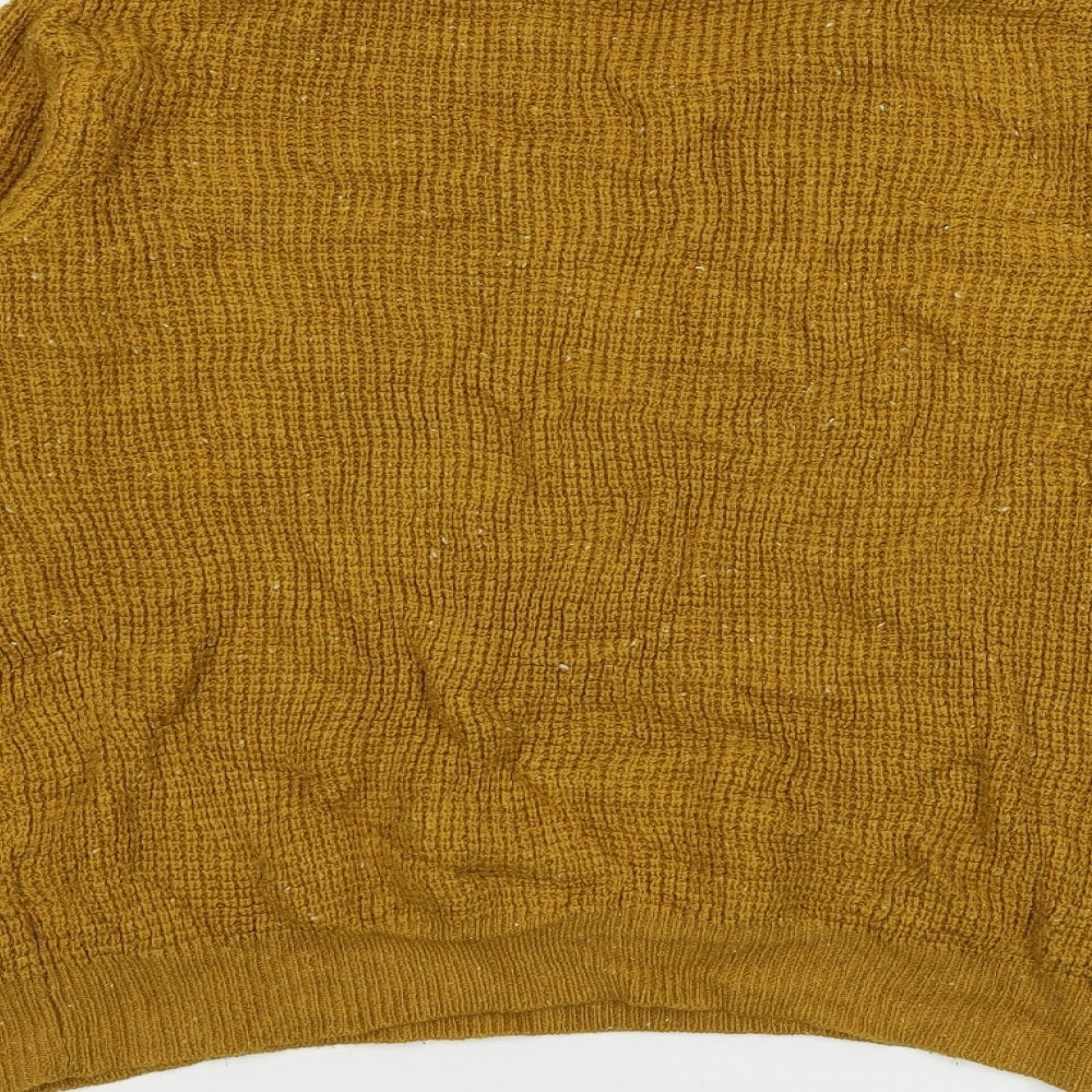 Cedarwood State Womens Yellow Knit Pullover Jumper Size L