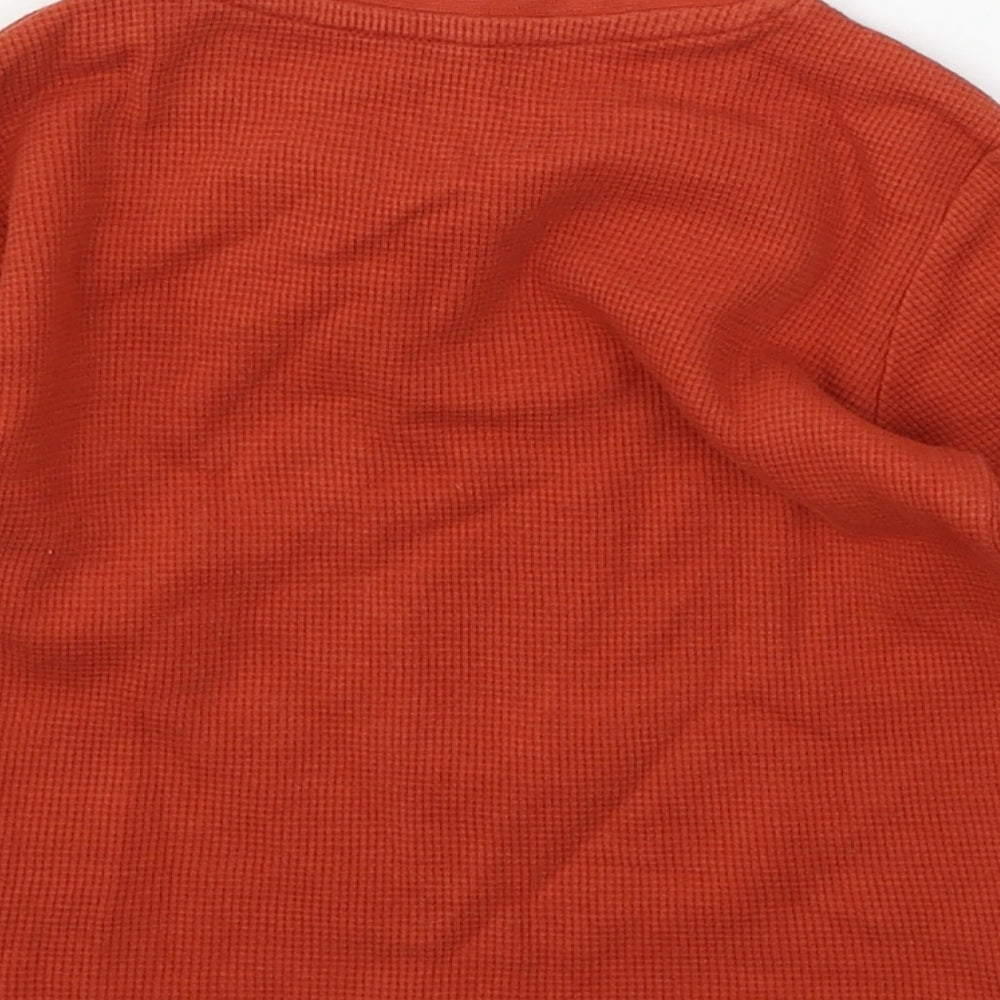 Marks and Spencer Boys Orange Jersey Basic T-Shirt Size 12-18 Months