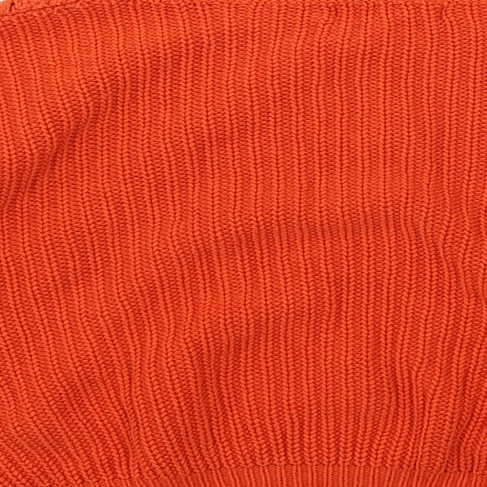 Atmosphere Womens Orange Knit Pullover Jumper Size 10