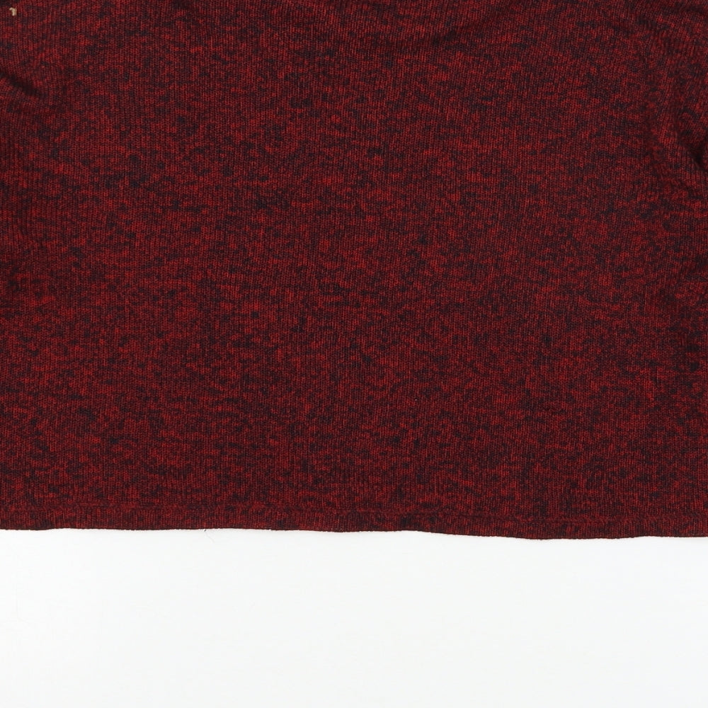 Atmosphere Womens Red Knit Basic T-Shirt Size 10