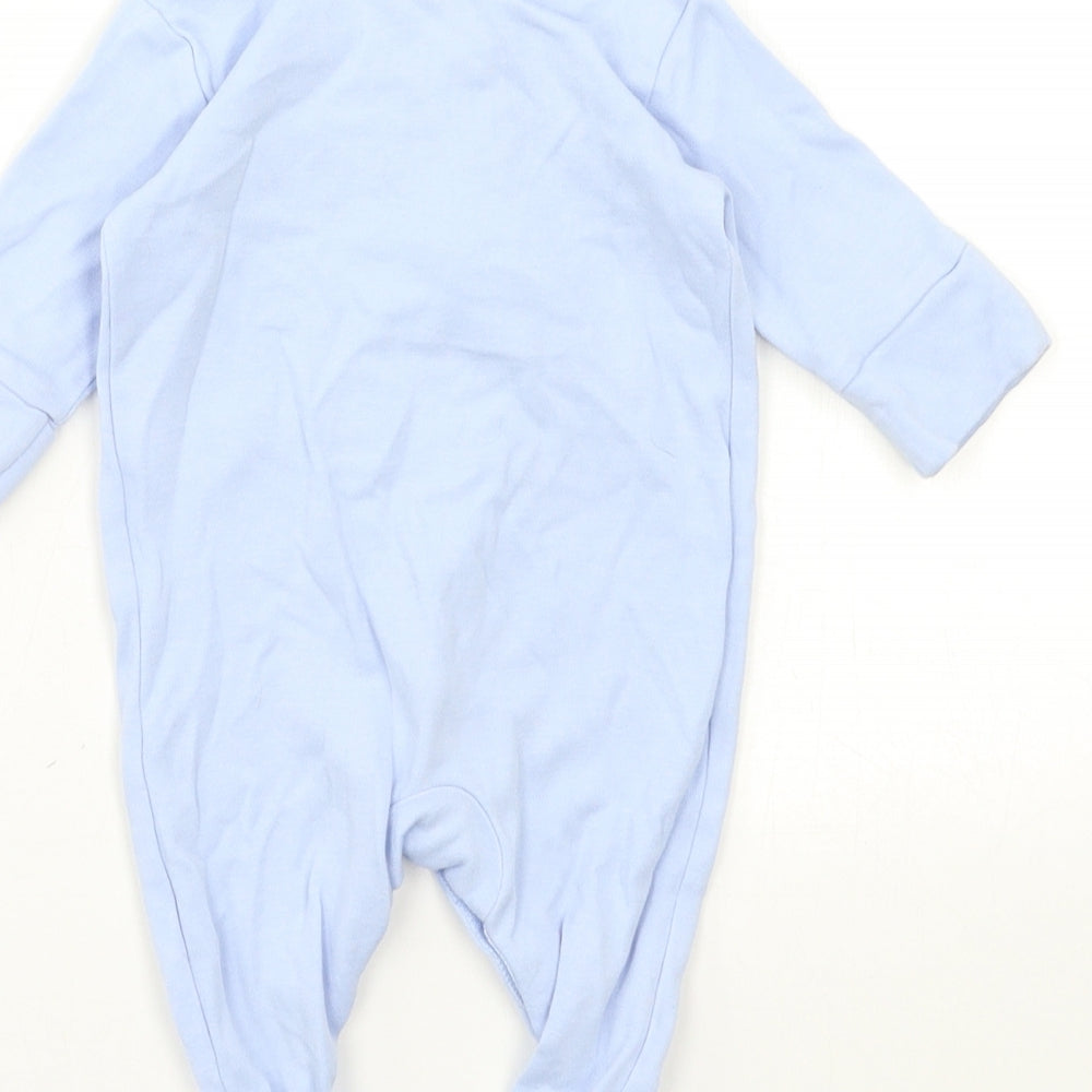 George Baby Blue Babygrow One-Piece Size Newborn