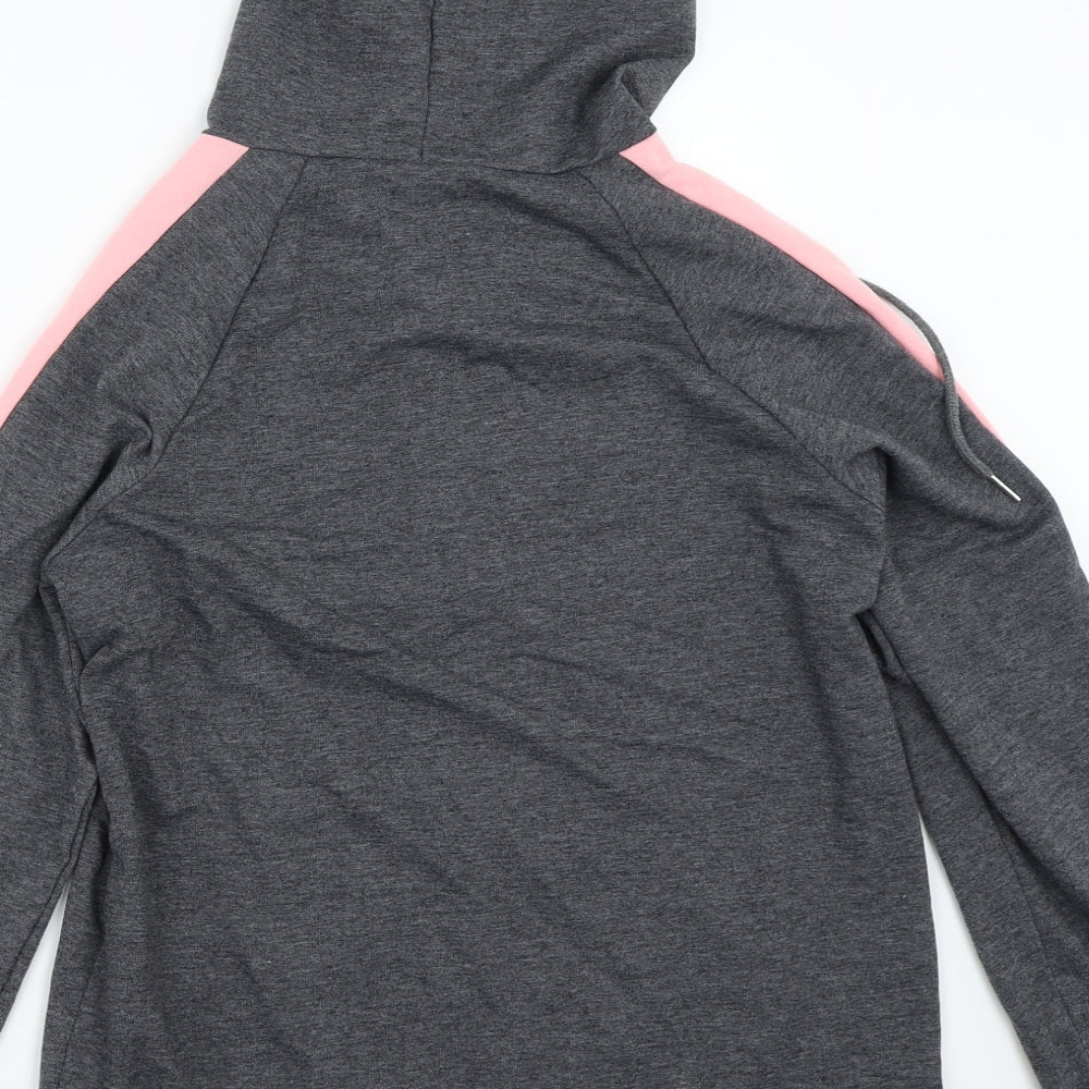 Hawiton Womens Grey Full Zip Hoodie Size S