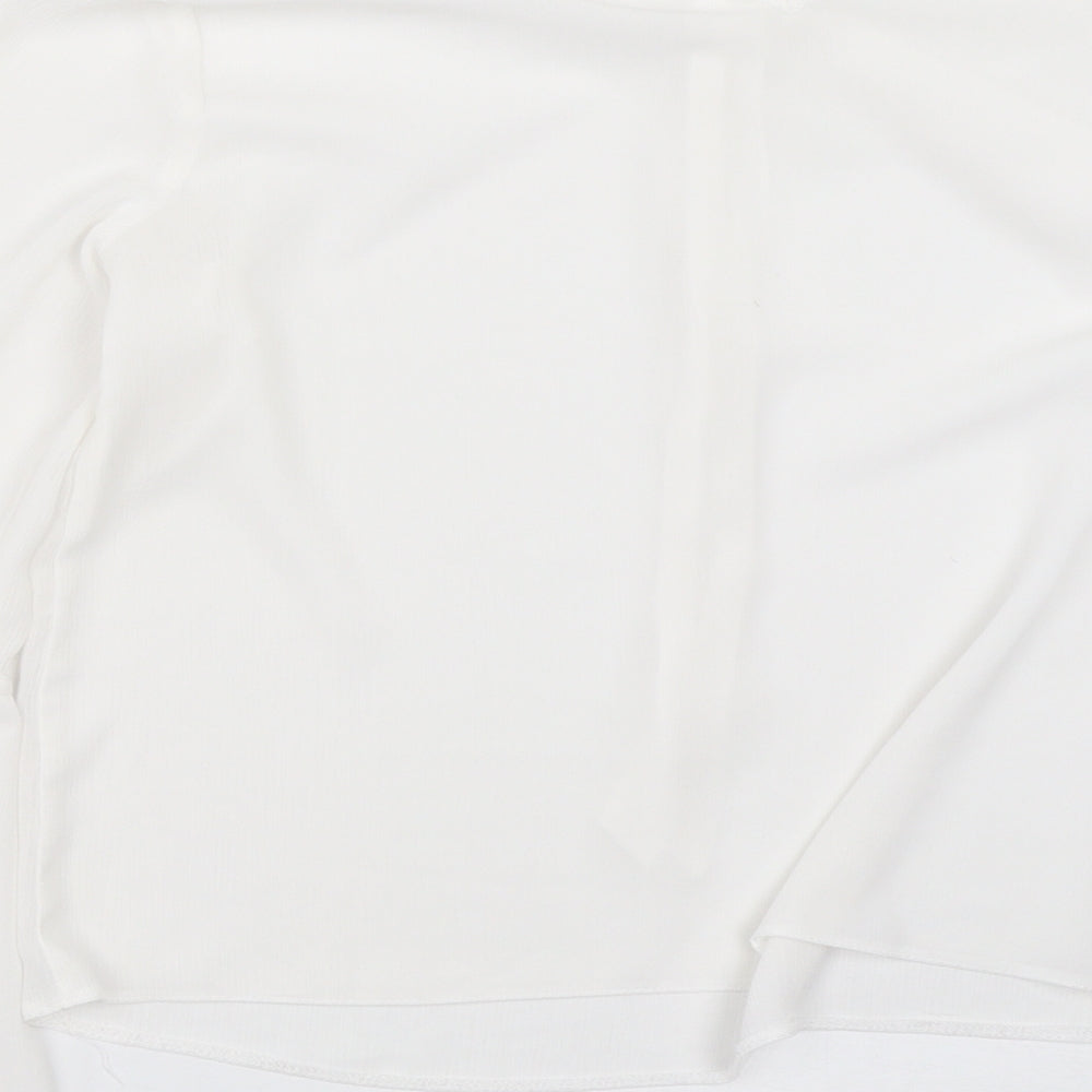 Red Herring Womens White Basic Blouse Size 12