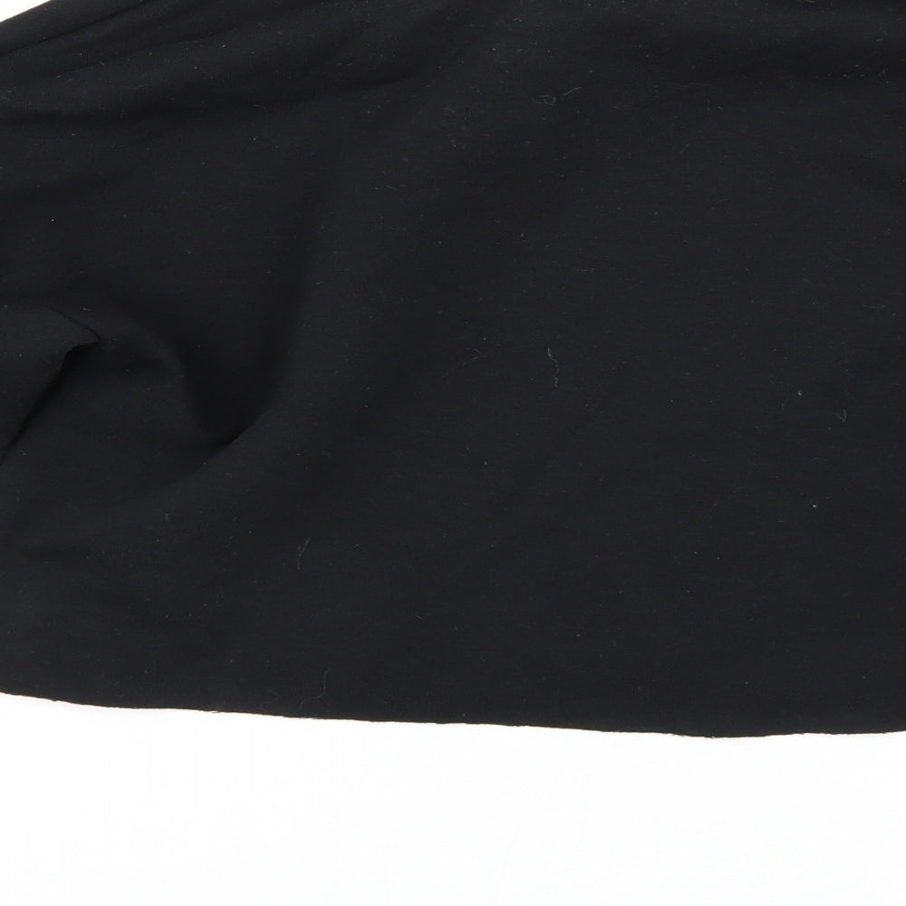 New Look Girls Black Striped Pullover Sweatshirt Size 12-13 Years