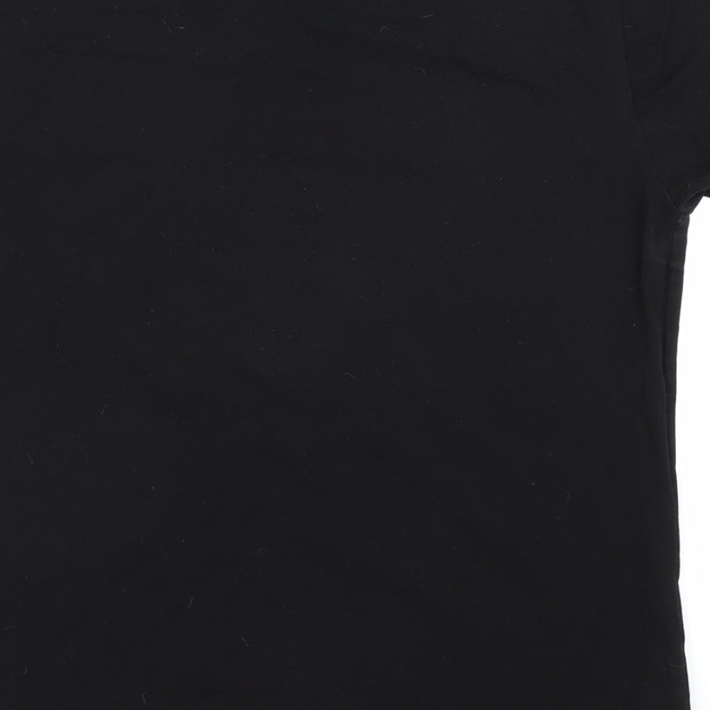 Doyoueven Mens Black T-Shirt Size M