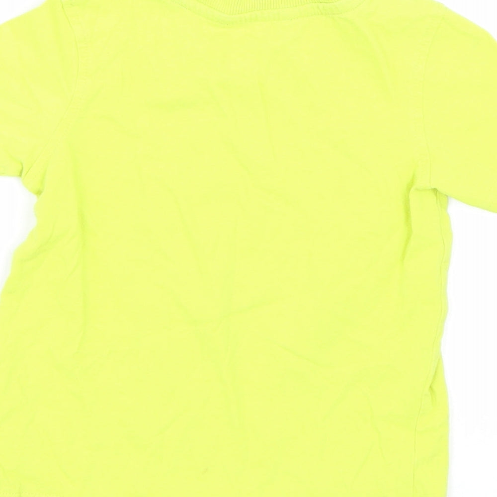 George Girls Green Basic T-Shirt Size 2-3 Years