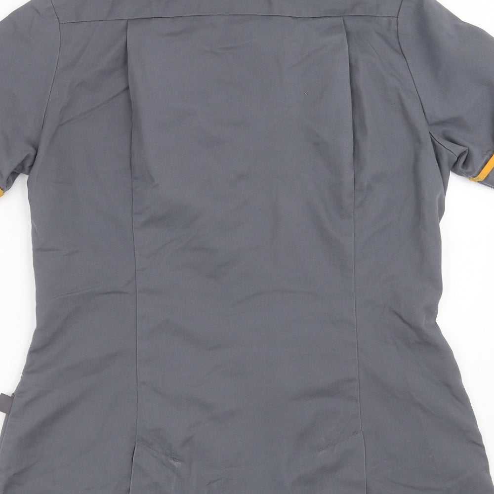 Dimensions Womens Grey Tunic T-Shirt Size 10
