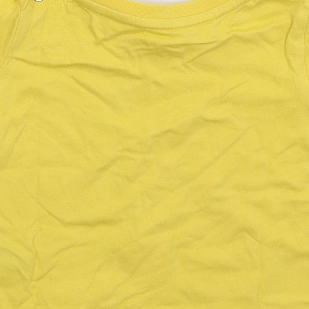 Marks and Spencer Baby Yellow Basic T-Shirt Size 3-6 Months
