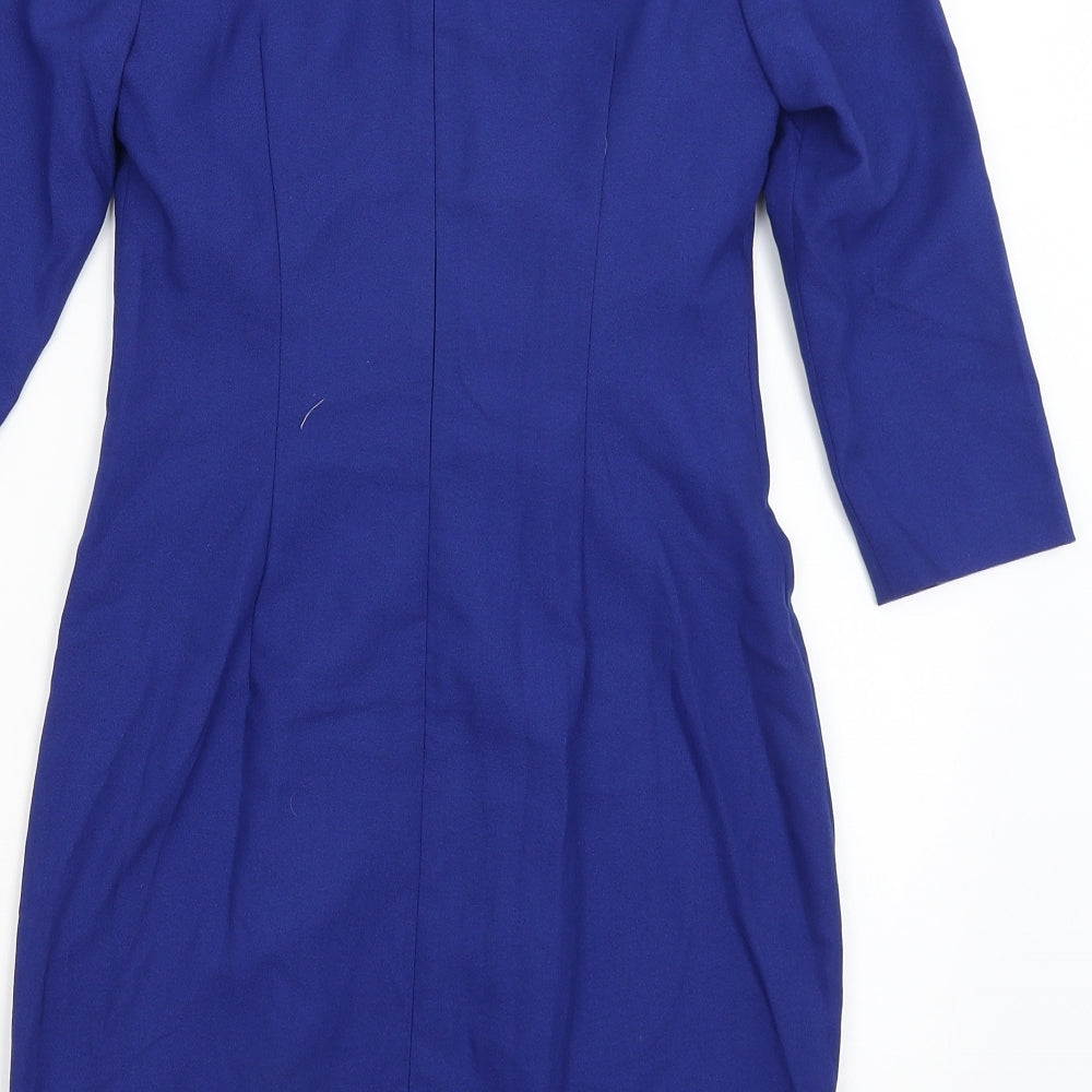 ASOS Womens Blue Pencil Dress Size 6