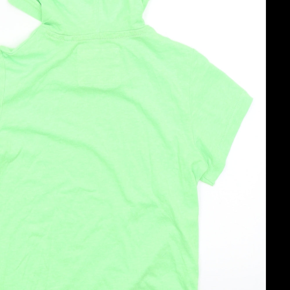 Next Boys Green Pullover Hoodie Size 6 Years
