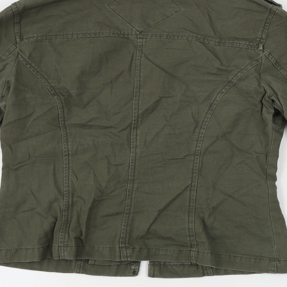 Atmosphere Womens Green Jacket Coat Size 8