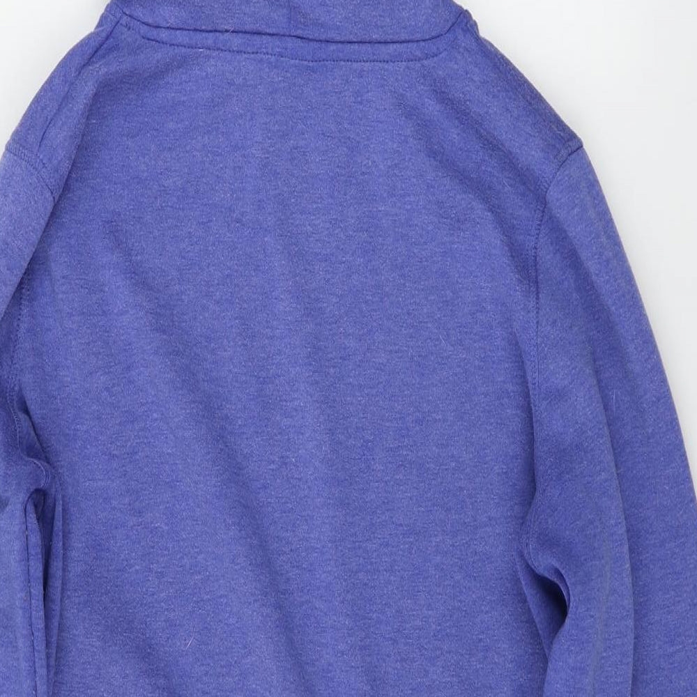 George Womens Blue Pullover Hoodie Size 8