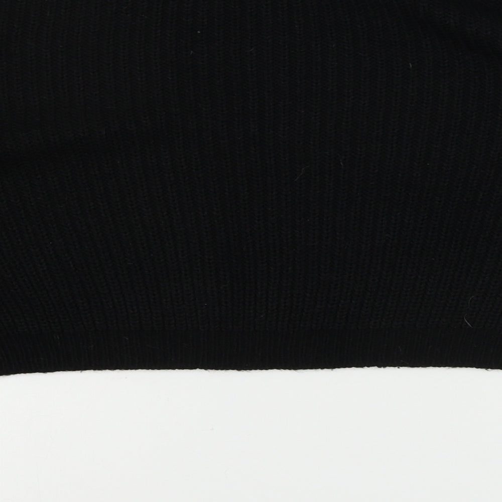 PRETTYLITTLETHING Womens Black Pullover Jumper Size M