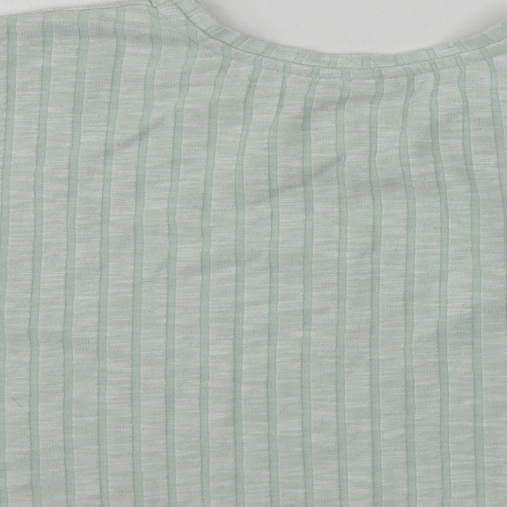 ASOS Womens Green Cropped T-Shirt Size 8