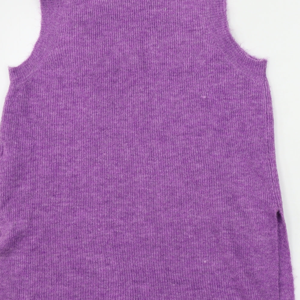 VERO MODA Womens Purple Pullover Jumper Size L