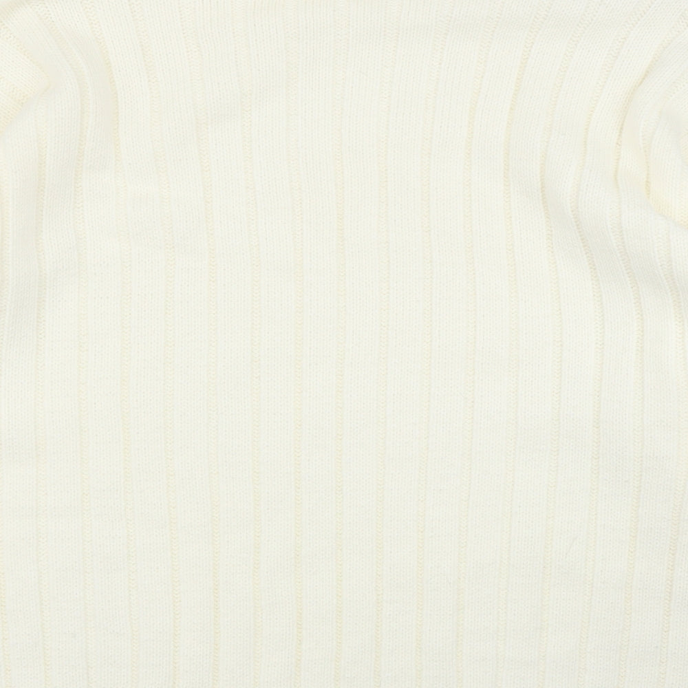 Missguided Womens Ivory Pullover Jumper Size S