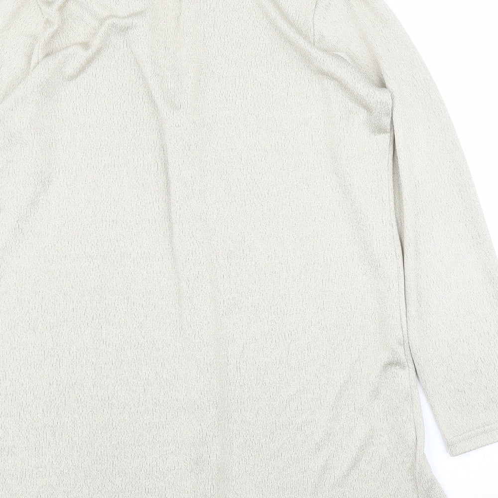 Richards Womens Gold Cardigan Jumper Size 14