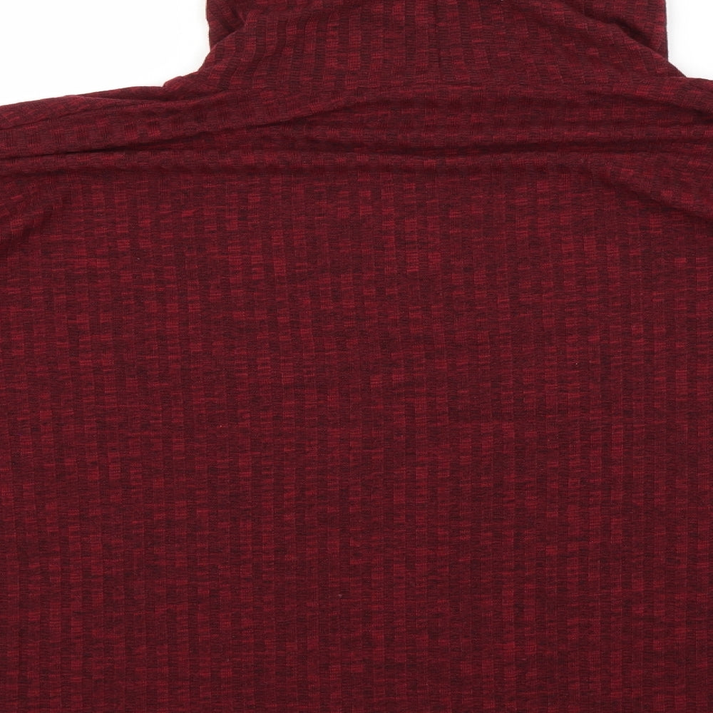Peacocks Womens Red Pullover Jumper Size 16