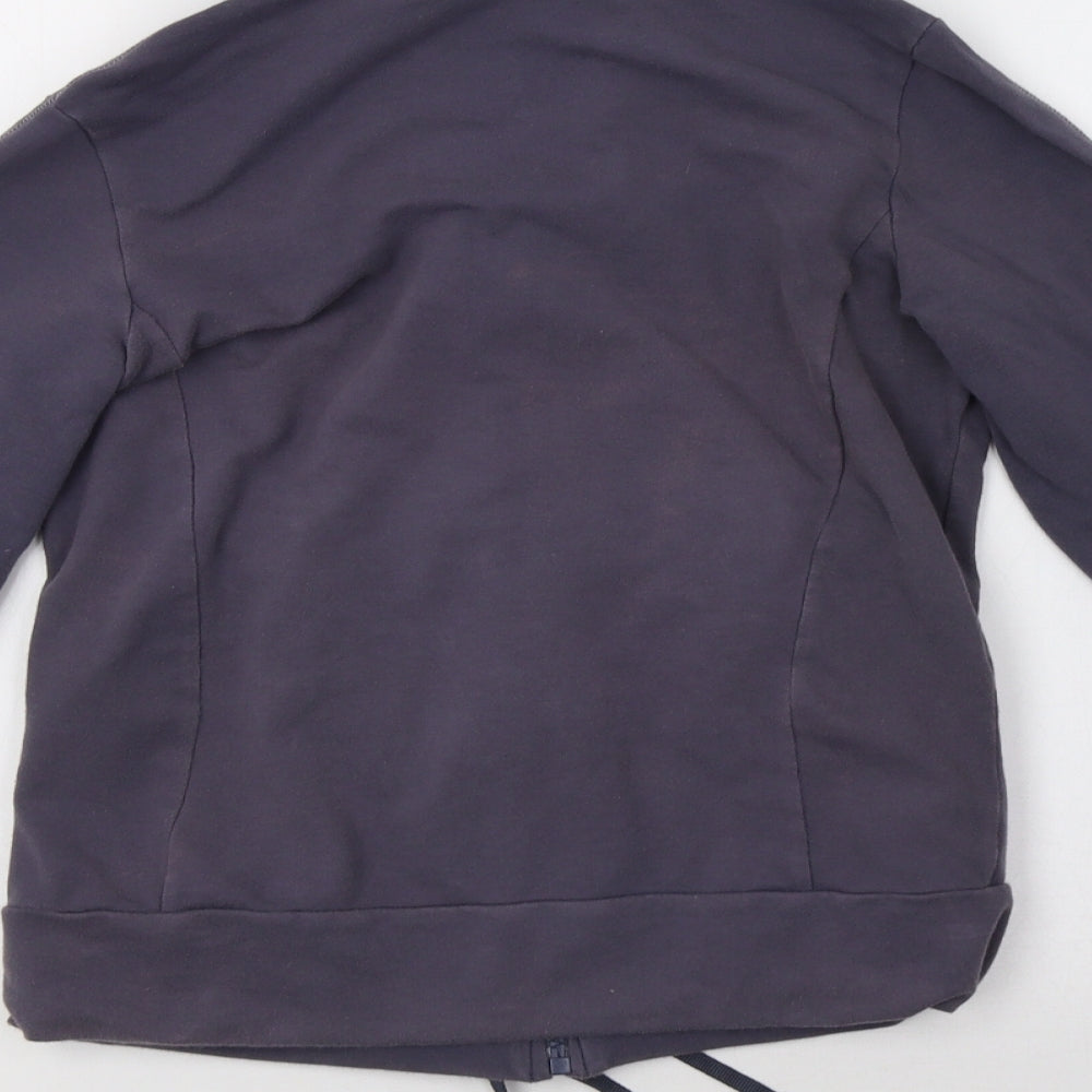 aws Womens Purple Full Zip Sweatshirt Size 12