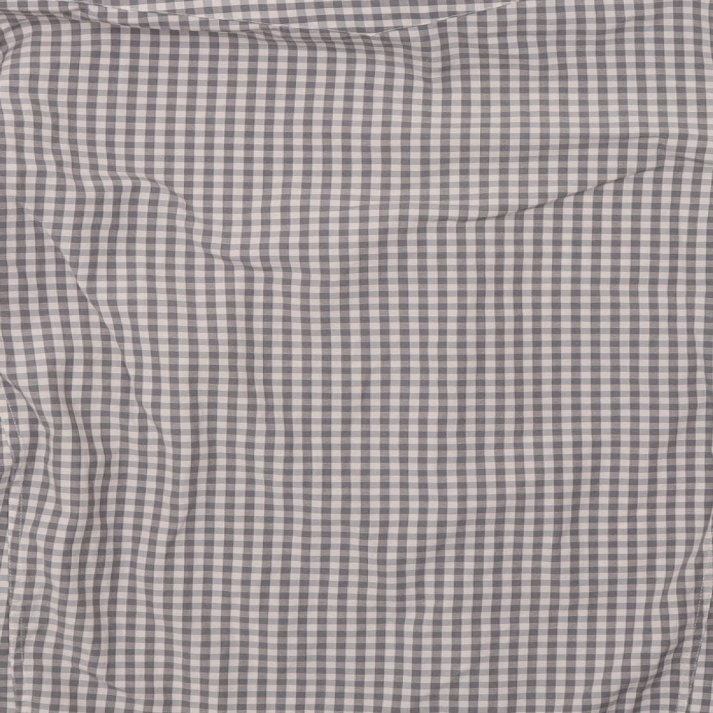 Tom Wolfe Mens Brown Check Polo Size XL