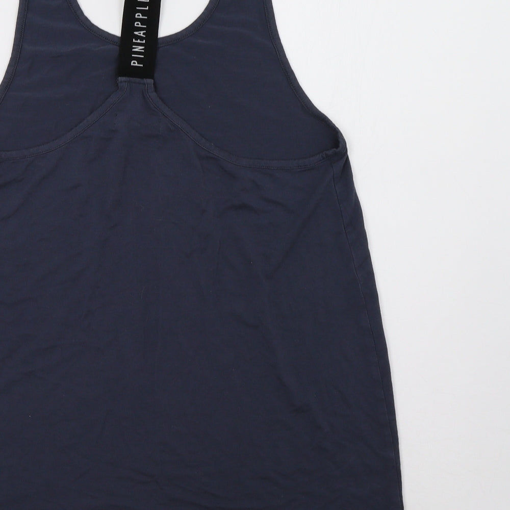 Pineapple Womens Blue Basic Tank Size S