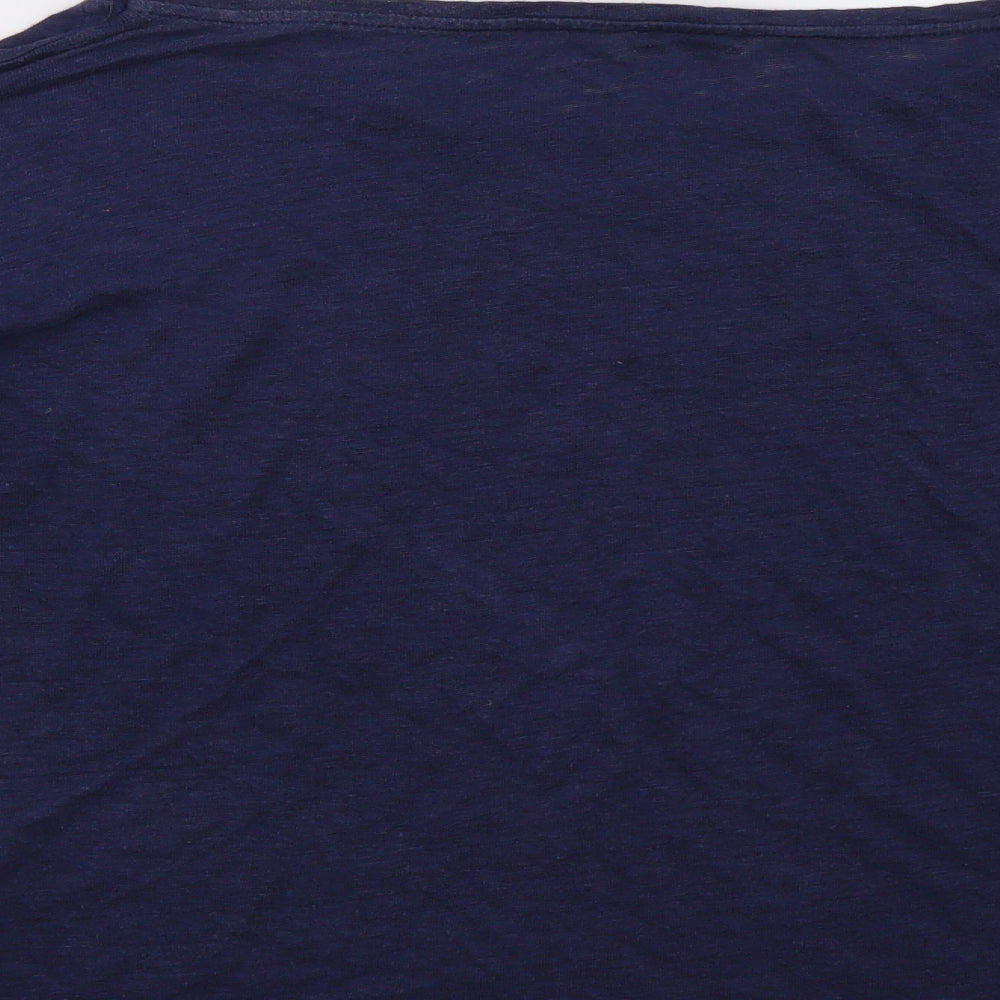 stile benneto Womens Blue Pullover Sweatshirt Size L