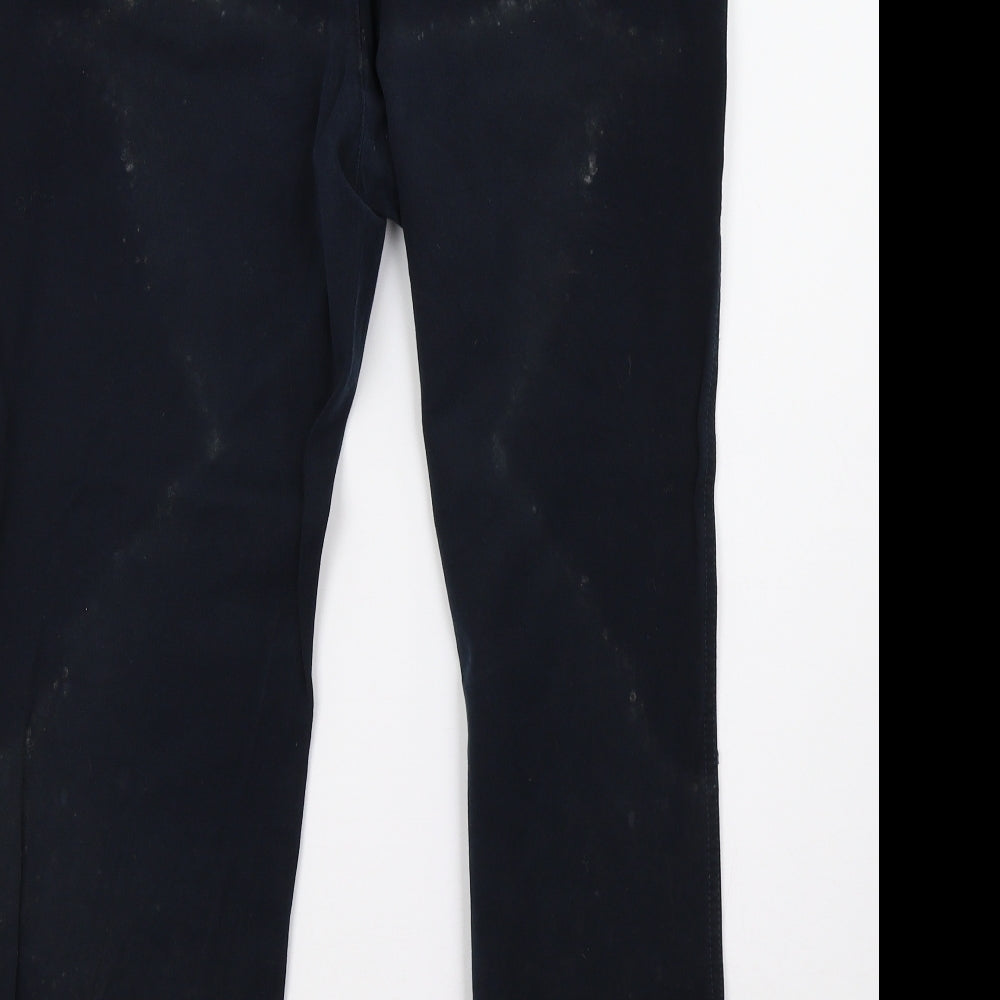 sonja Mens Blue Trousers Size 38 L30 in