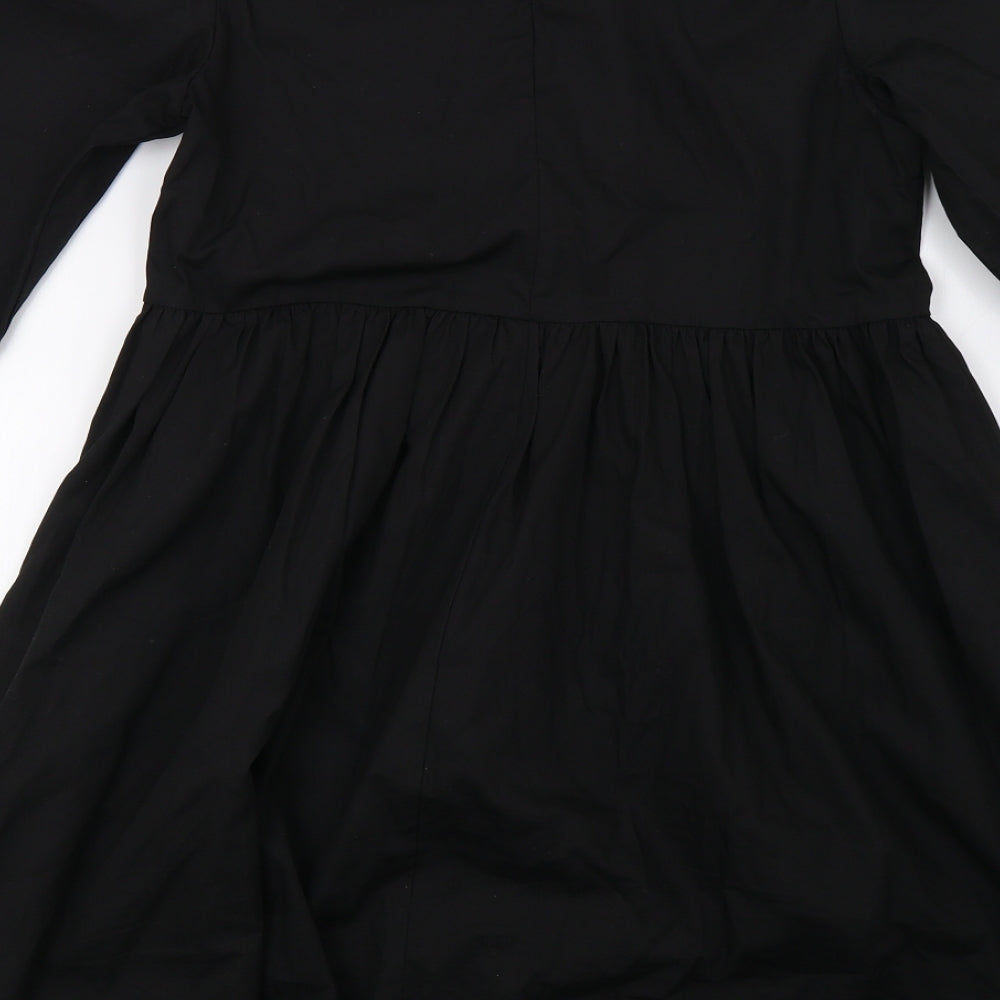 New Look Womens Black A-Line Size 8