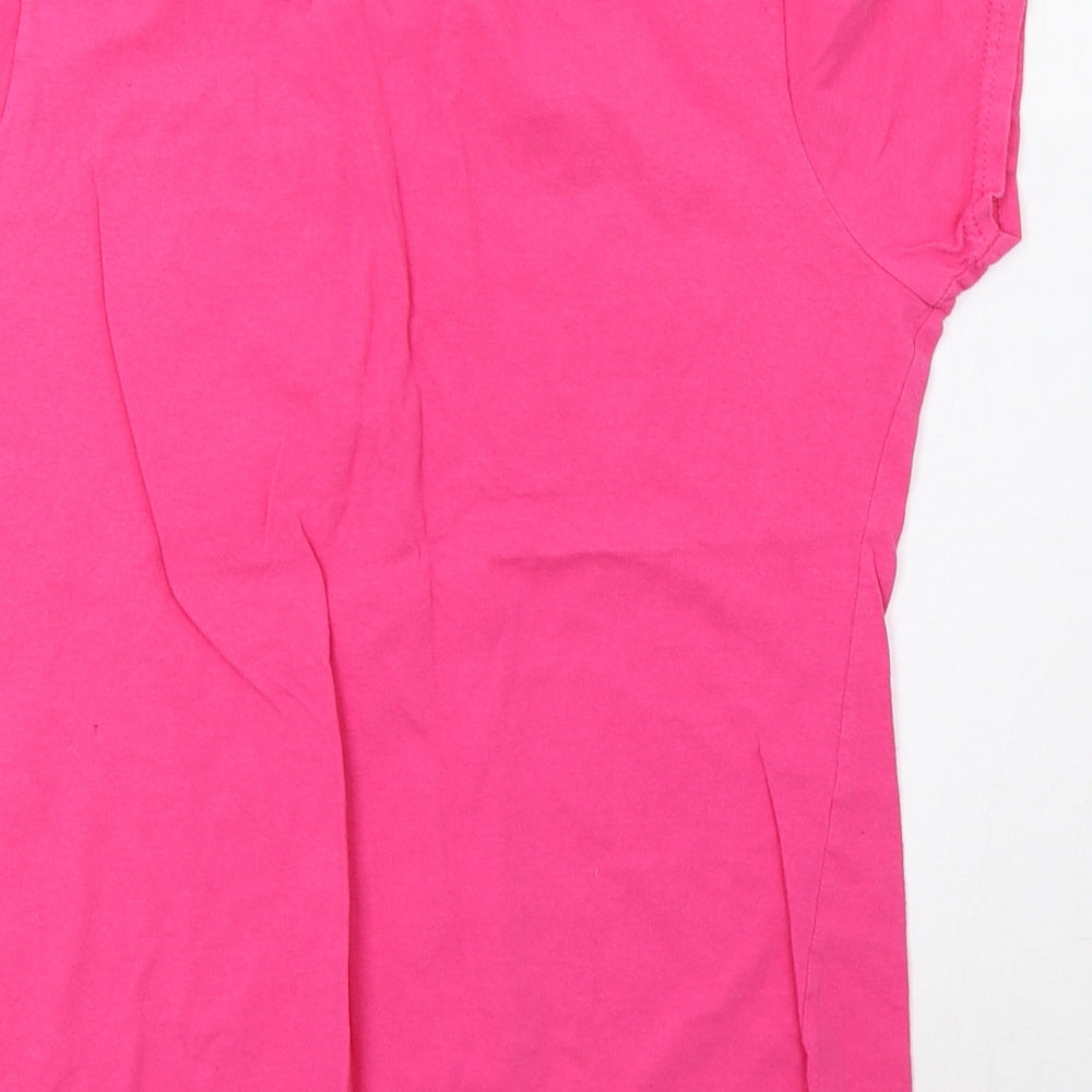 Fruit of the Loom Womens Pink Basic T-Shirt Size S - bridesmaids