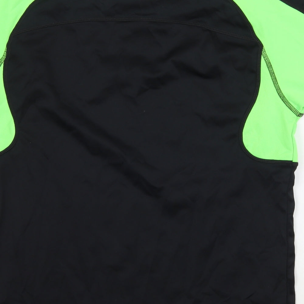 Mifit Womens Black Basic T-Shirt Size 10