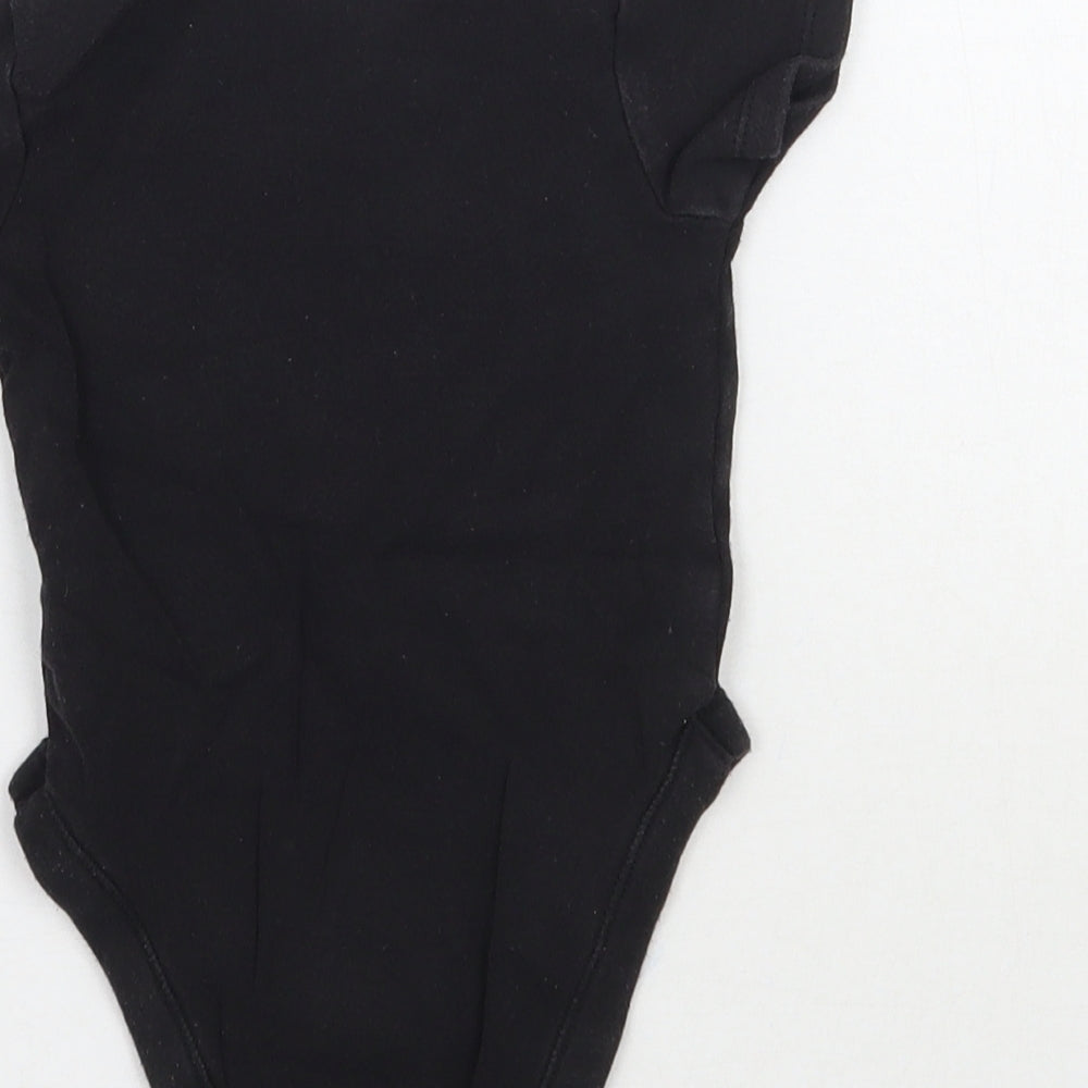 George Baby Black Babygrow One-Piece Size 6-9 Months