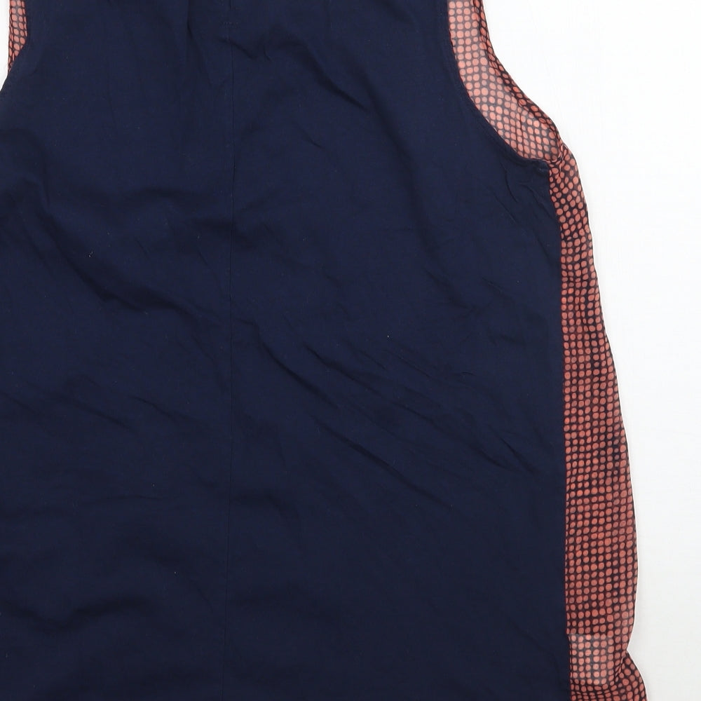 MNG Womens Pink Polka Dot Basic Tank Size L