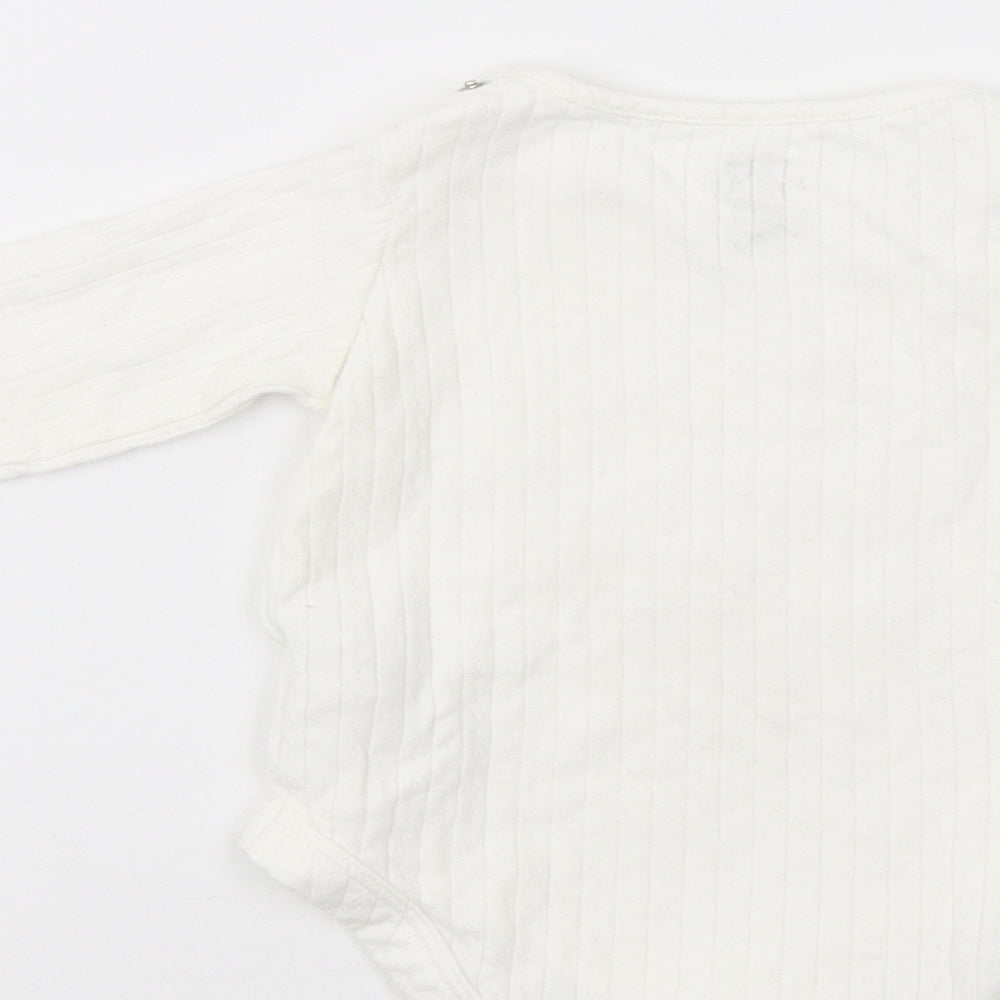 F&F Baby White Romper One-Piece Size 9-12 Months